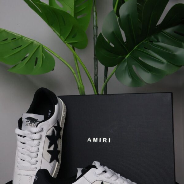 Amiri tenisice / White / Black Details