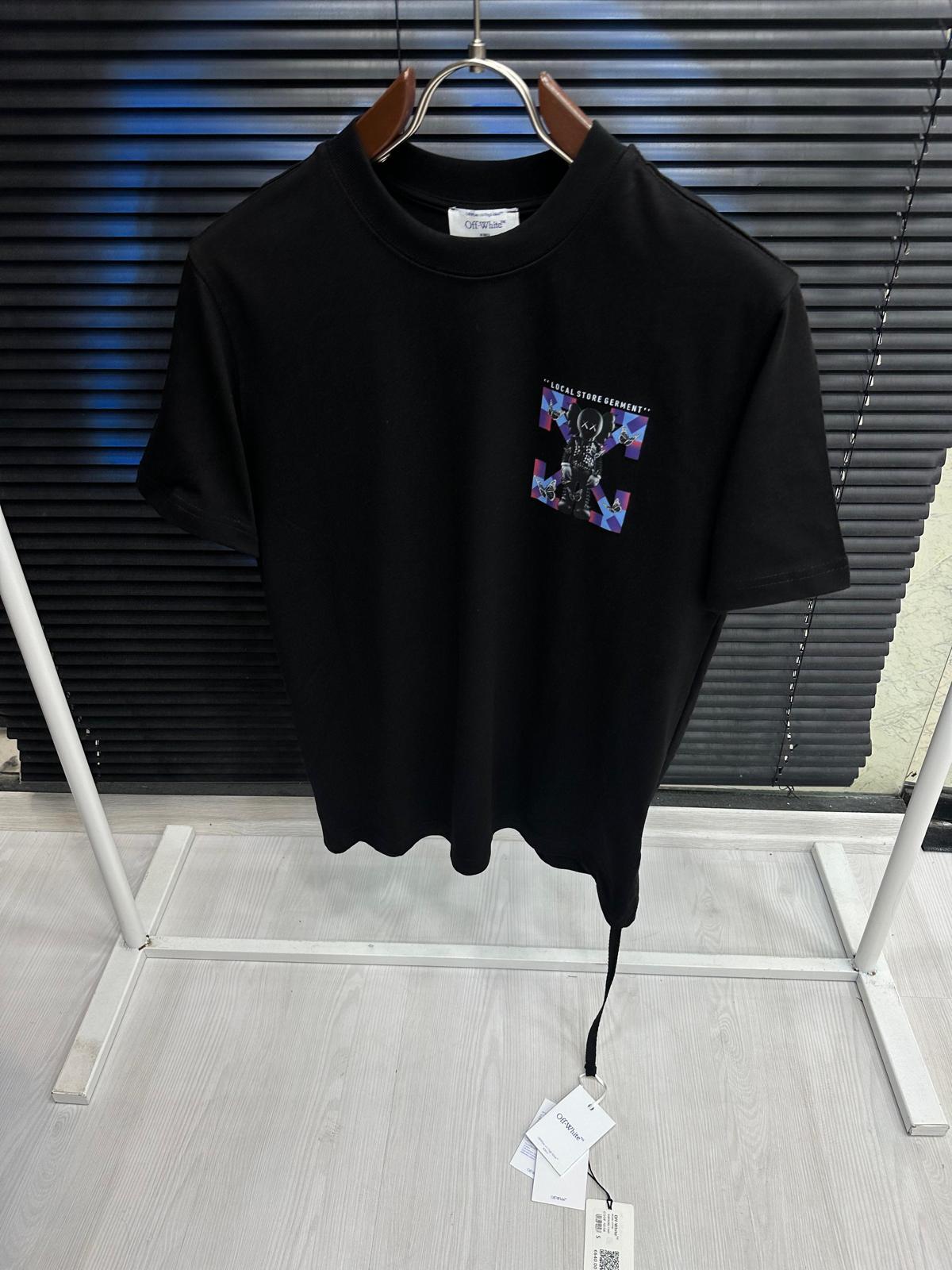 Majica Off-White kratki rukavi crna LSG