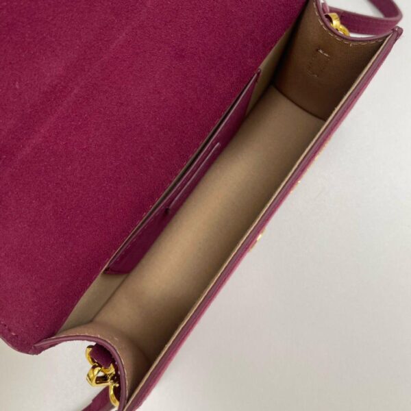 Jacquemus suede Class all-in-one shoulder crossbody bag red