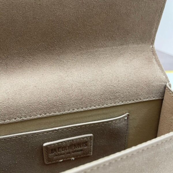 Jacquemus Le Grand Bambino Nubuck Crossbody Flap Bag