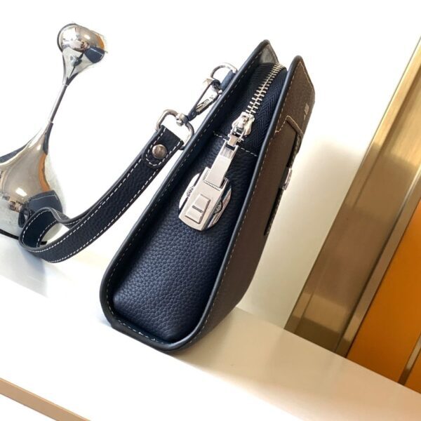 Hermes men's pouch bag, luxurious leather