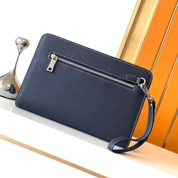 Hermes men's pouch bag, luxurious leather