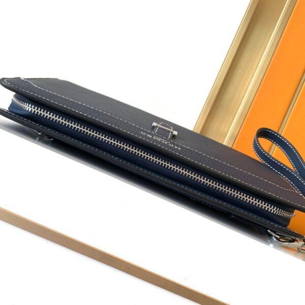 Hermes men's pouch bag, luxurious leather