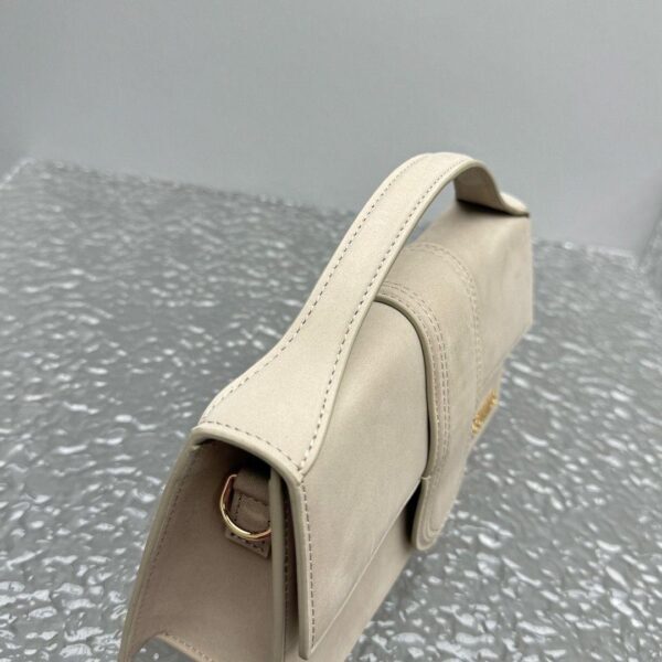 Jacquemus Soft Amber Leather Le Grand Bambino Structured Shoulder Bag