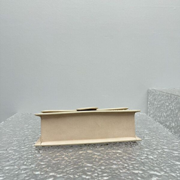 Jacquemus Soft Amber Leather Le Grand Bambino Structured Shoulder Bag