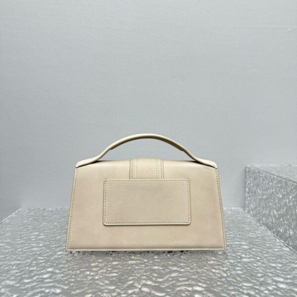 Jacquemus Soft Amber Leather Le Grand Bambino Structured Shoulder Bag