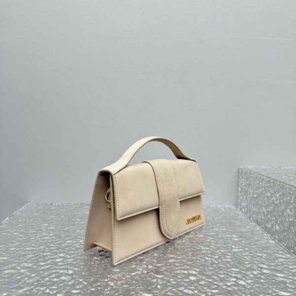 Jacquemus Soft Amber Leather Le Grand Bambino Structured Shoulder Bag