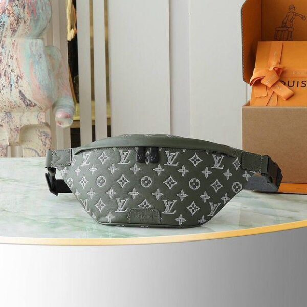 Louis Vuitton green white Bumbag