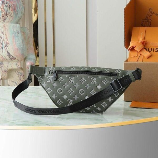 Louis Vuitton green white Bumbag