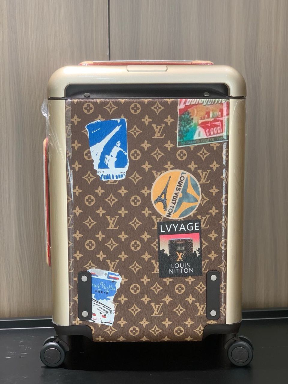 Louis Vuitton brown vintage Kofer - Slika 10