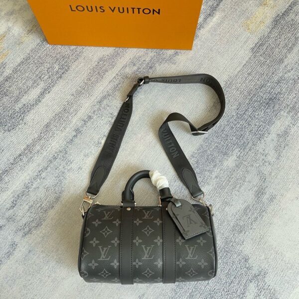 Louis Vuitton Monogram Eclipse Handbag Black