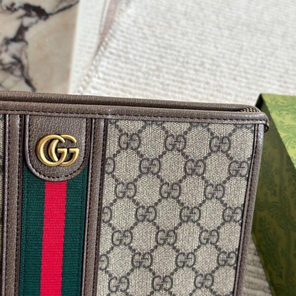 Gucci ophidia large gg supreme pouch clutch
