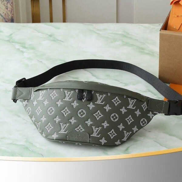 Louis Vuitton green white Bumbag