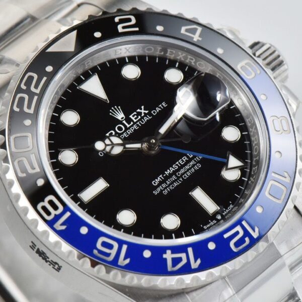GMT-Master II 40 Silver / Black / Blue