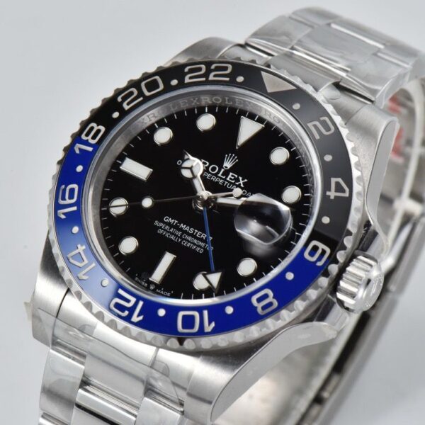 GMT-Master II 40 Silver / Black / Blue
