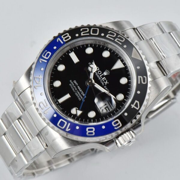 GMT-Master II 40 Silver / Black / Blue