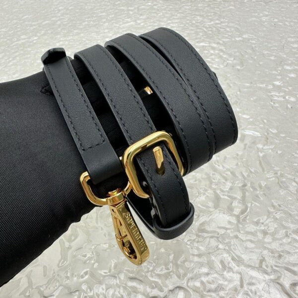 Jacquemus Black Leather Le Grand Bambino Structured Shoulder Bag