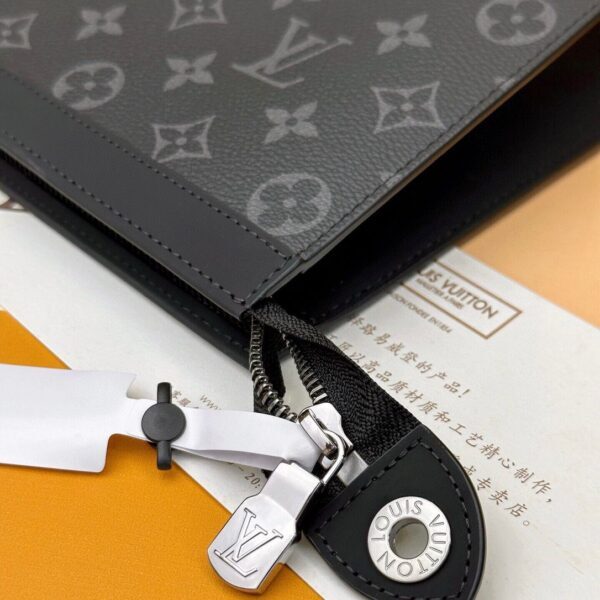 Louis Vuitton black cartoon logo bag