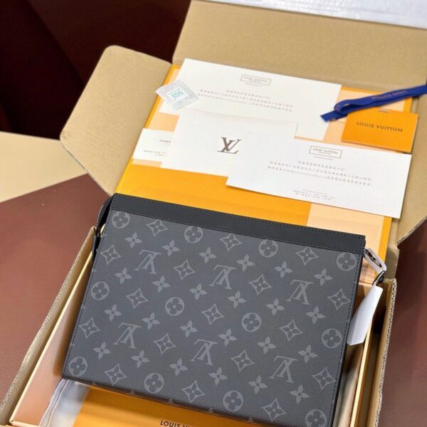 Louis Vuitton black cartoon logo bag