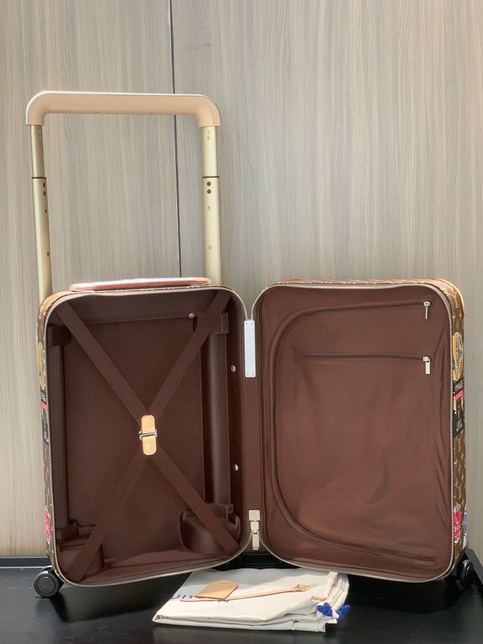 Louis Vuitton brown vintage Kofer - Slika 15