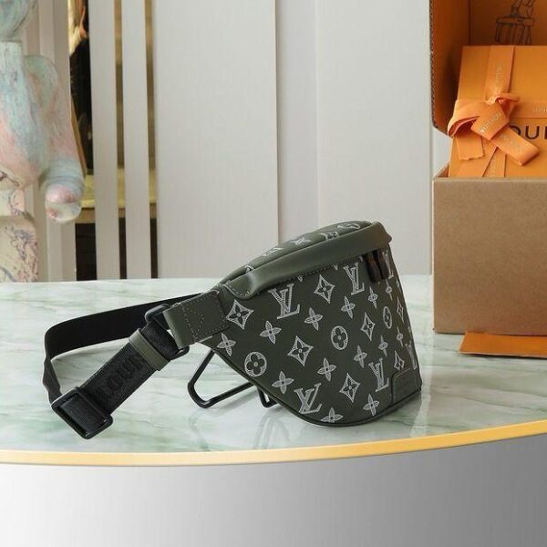 Louis Vuitton green white Bumbag