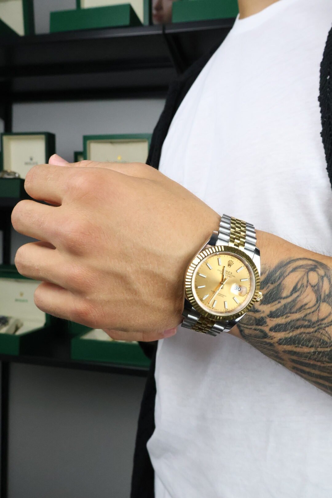 Rolex Datejust Champagn 41 - Slika 5