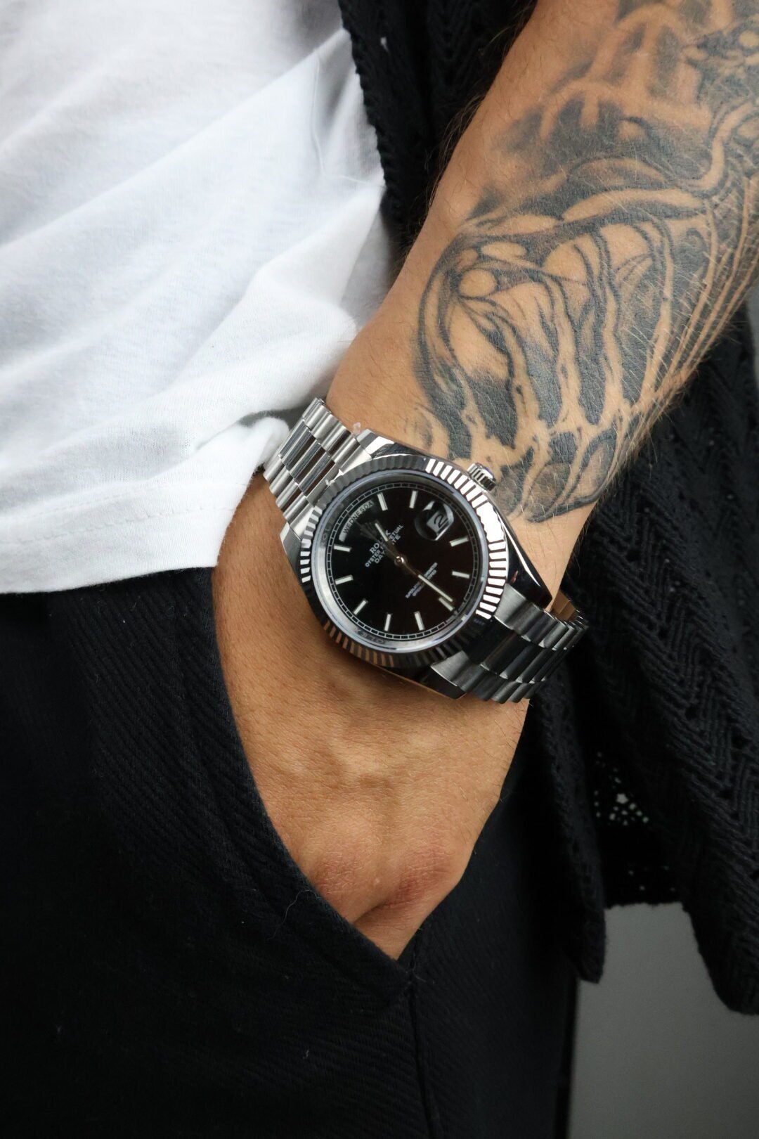 Rolex Day-Date Black 40 - Slika 4