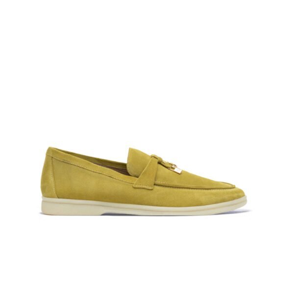 Loro Piana Summer Charms Walk Loafer Yellow