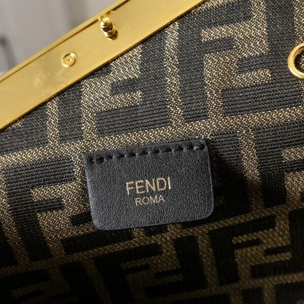 Fendi Brown Zucca Coated