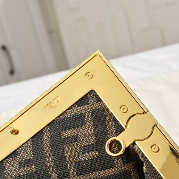 Fendi Brown Zucca Coated