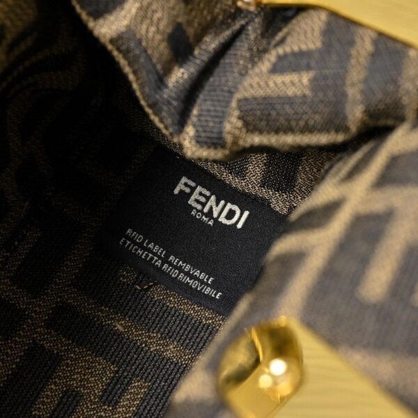 Fendi Brown Zucca Coated