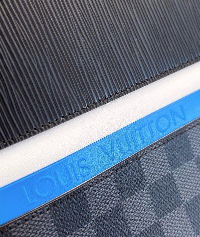 LOUIS VUITTON Pochette Voyage MM Graphite Damier - Slika 9