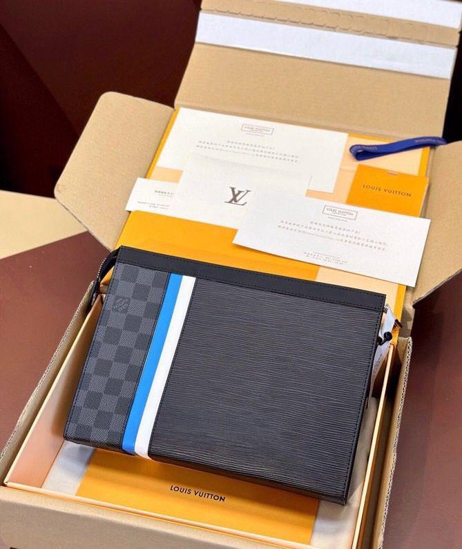 LOUIS VUITTON Pochette Voyage MM Graphite Damier - Slika 5