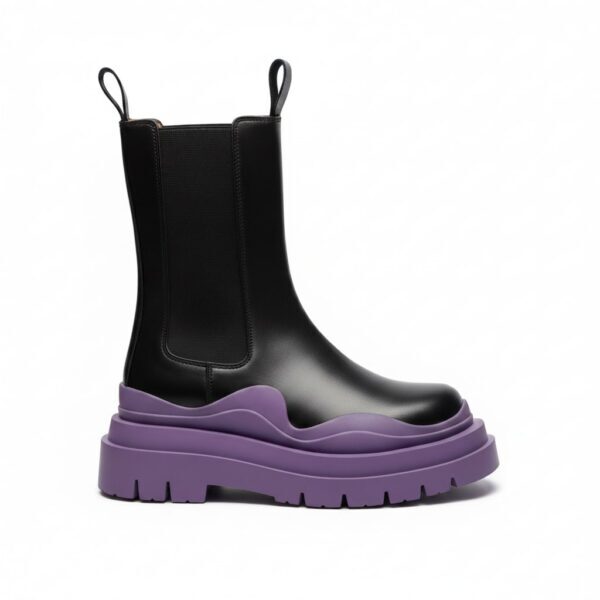 Bottega Veneta Tier Ankle boots Black/Purple