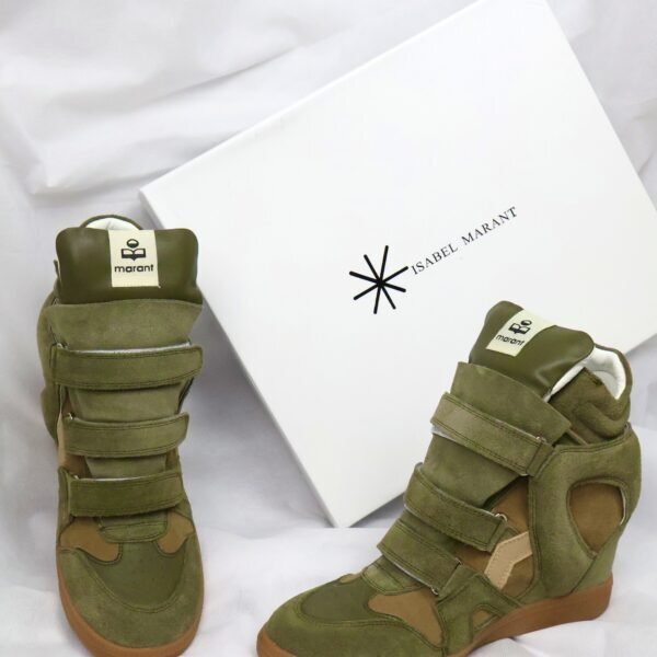 Isabel Marant Womens Bekett Sneaker green