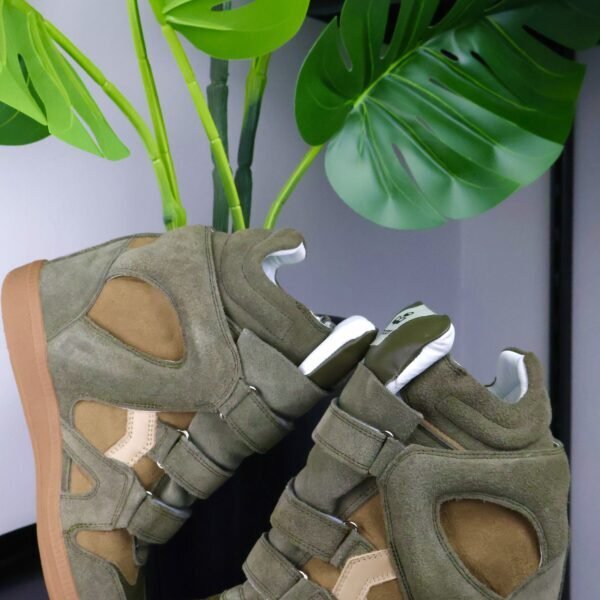 Isabel Marant Womens Bekett Sneaker green