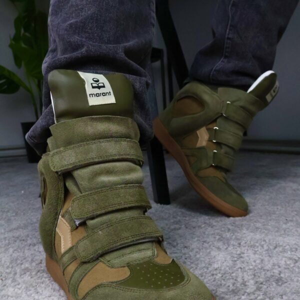 Isabel Marant Womens Bekett Sneaker green