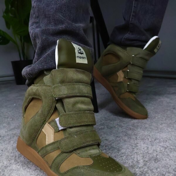 Isabel Marant Womens Bekett Sneaker green