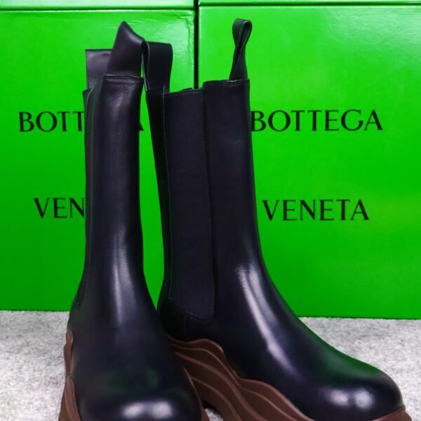 Bottega Veneta Tier Ankle boots Black/Brown