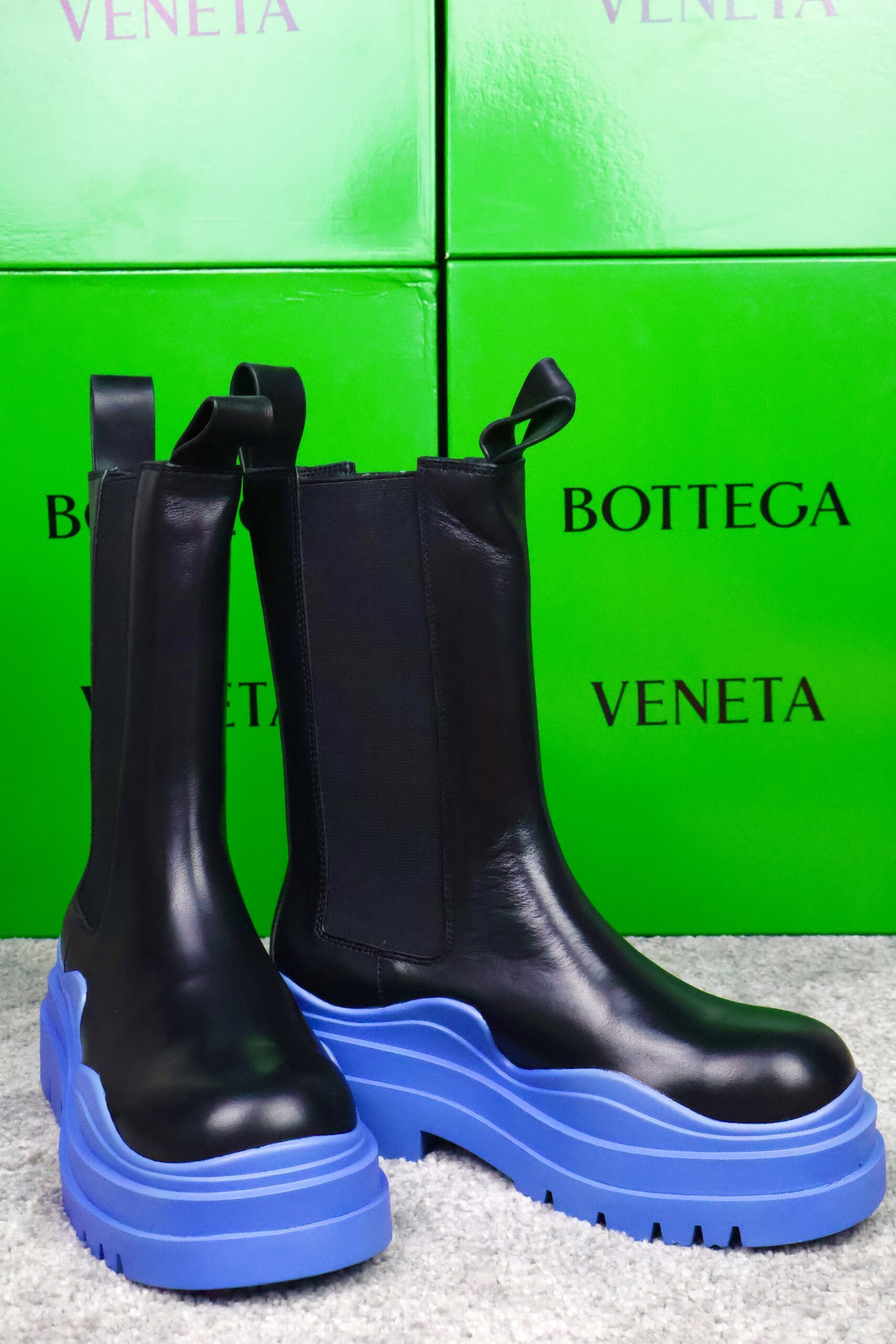 Bottega Veneta Tier Ankle boots Black/Blue - Slika 2