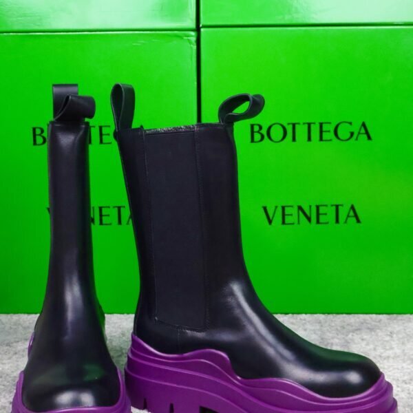 Bottega Veneta Tier Ankle boots Black/Purple