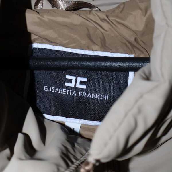 Elisabetta Franchi Beige Down Jakna
