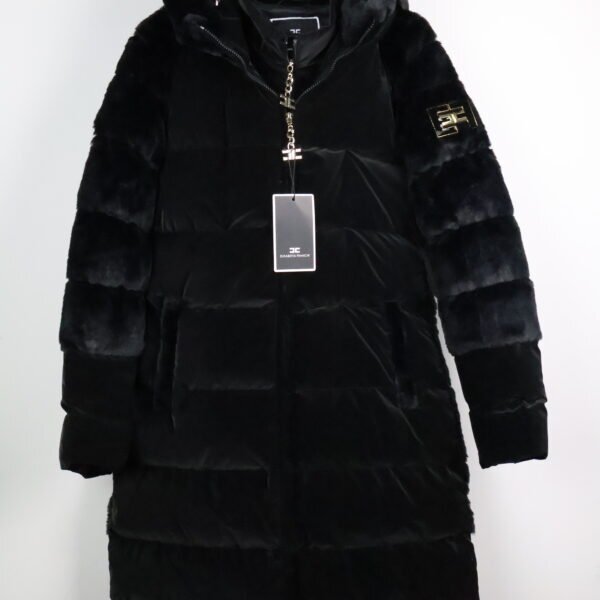 Elisabetta Franchi Black Down Jakna