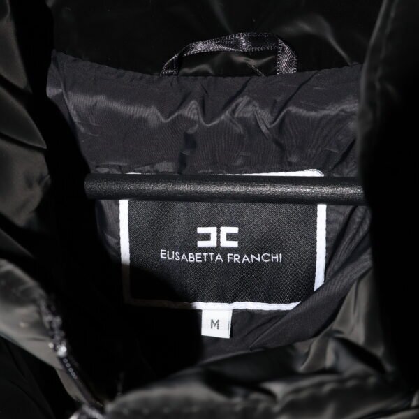 Elisabetta Franchi Black Down Jakna