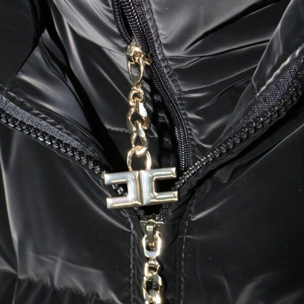 Elisabetta Franchi Black Down Jakna