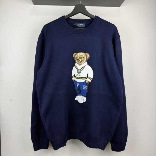 Polo Bear Ralph Lauren Dzemper "Marine Blue"