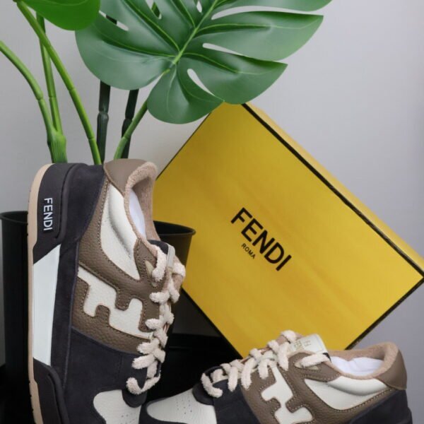 Fendi "Brown White"