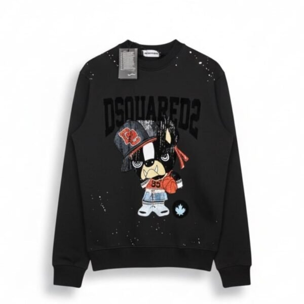 Dsquared2 Majica dugih rukava "Black"