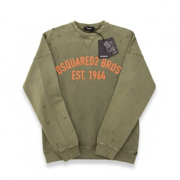 Dsquared2 Majica dugih rukava "Olive Green"