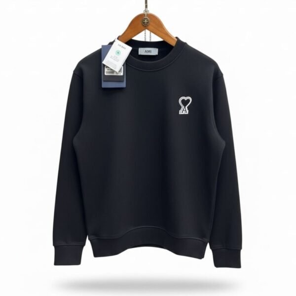 Ami Majica dugi rukav "Black"